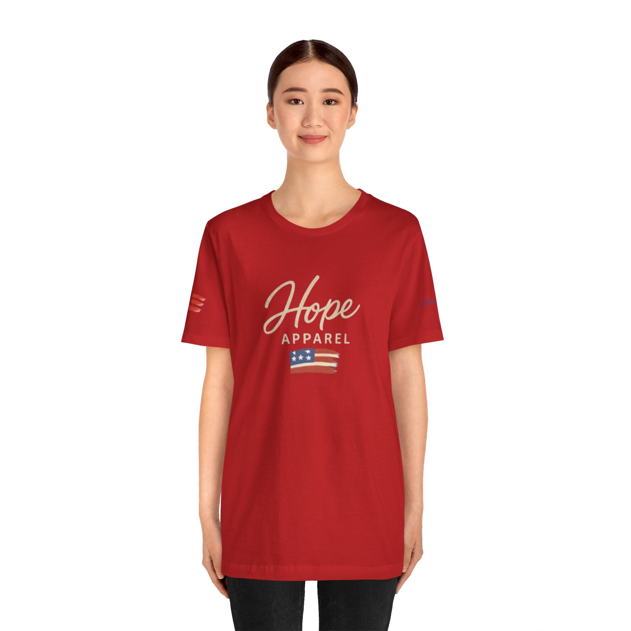 Hope Patriotic Flag Tee | Dark Colors, American Flag Design