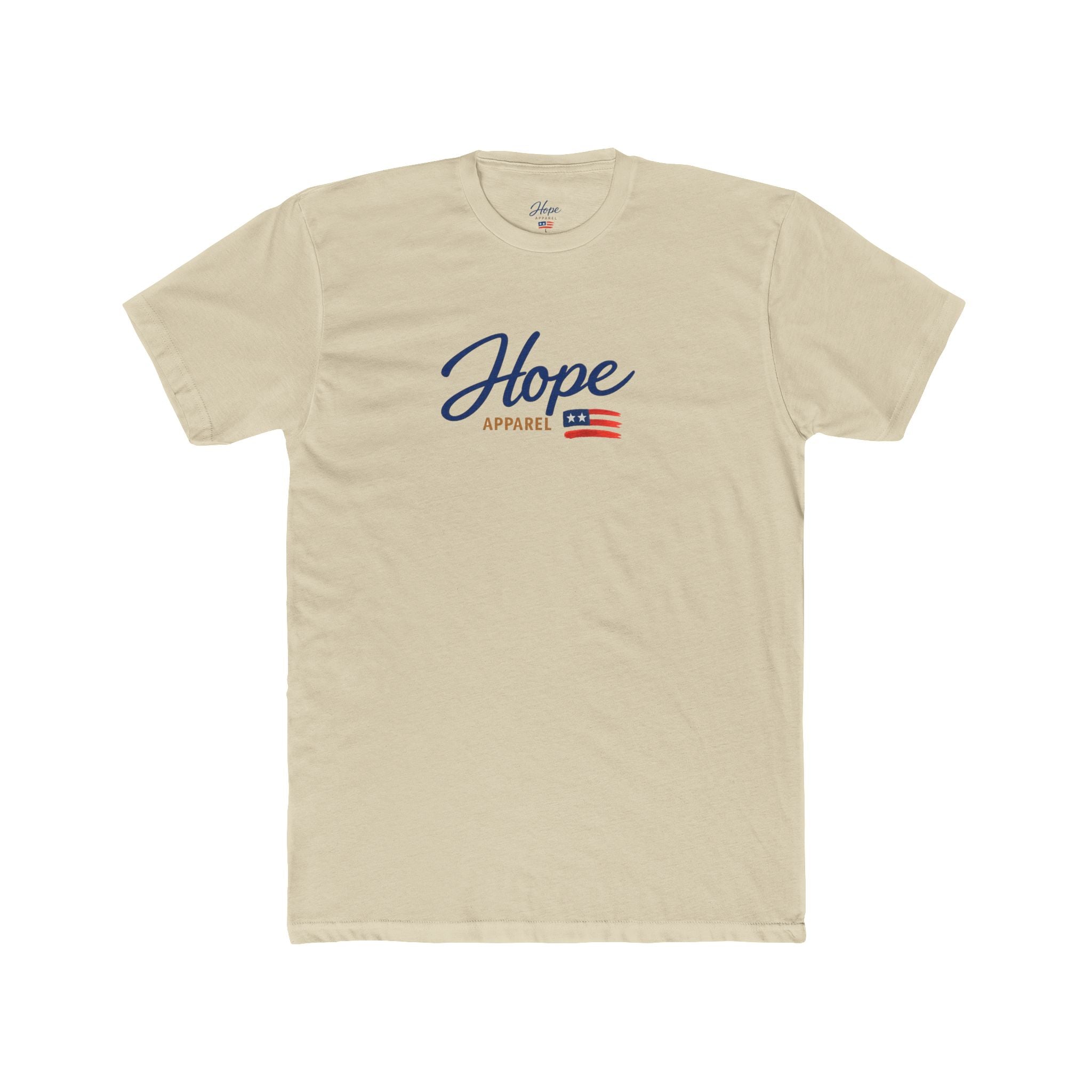 Hope Script with Flag graphic T-Shirt | Patriotic Americana Tee