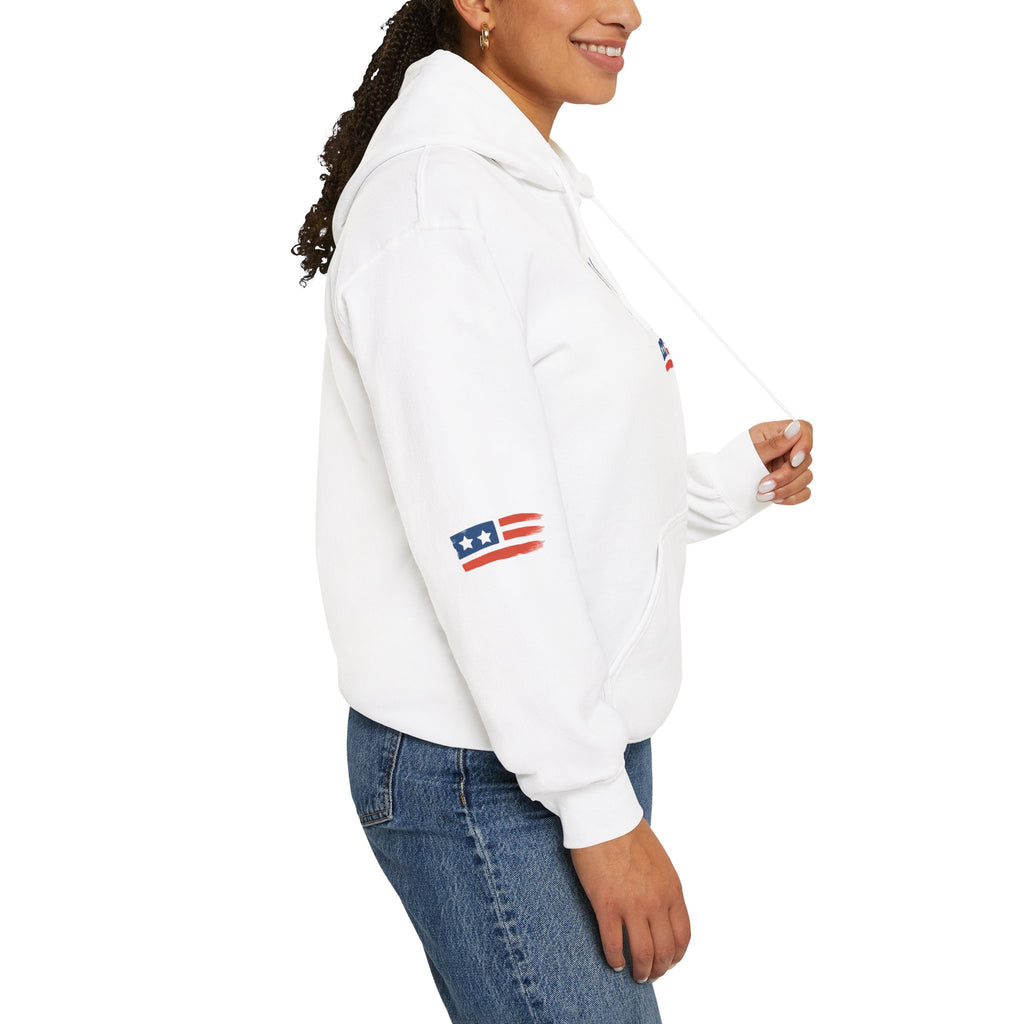 Hope Apparel Patriotic Hoodie — "For Every Kind of American" Flag Design