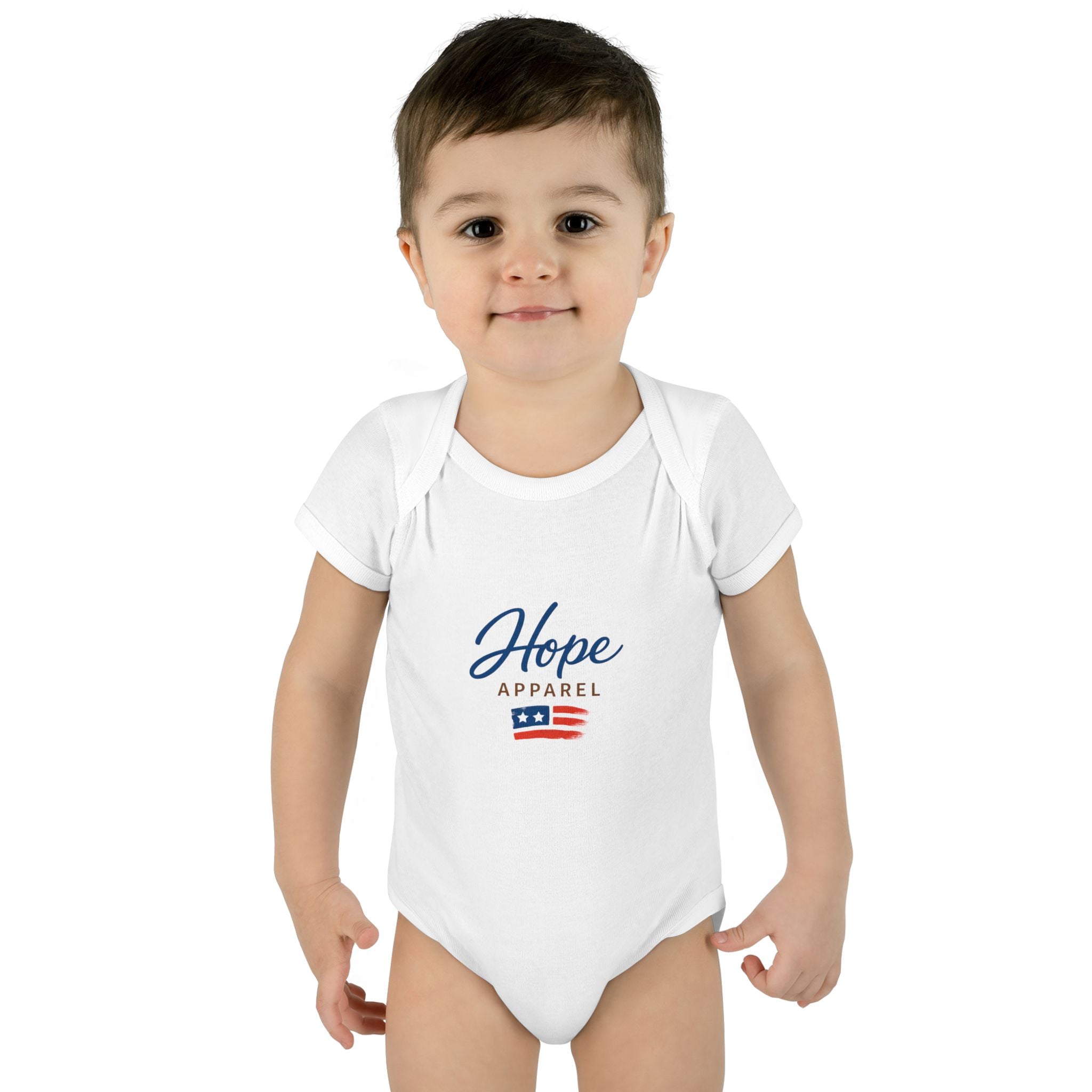 Hope Apparel Baby Bodysuit | Patriotic Flag Logo, Infant Onesie