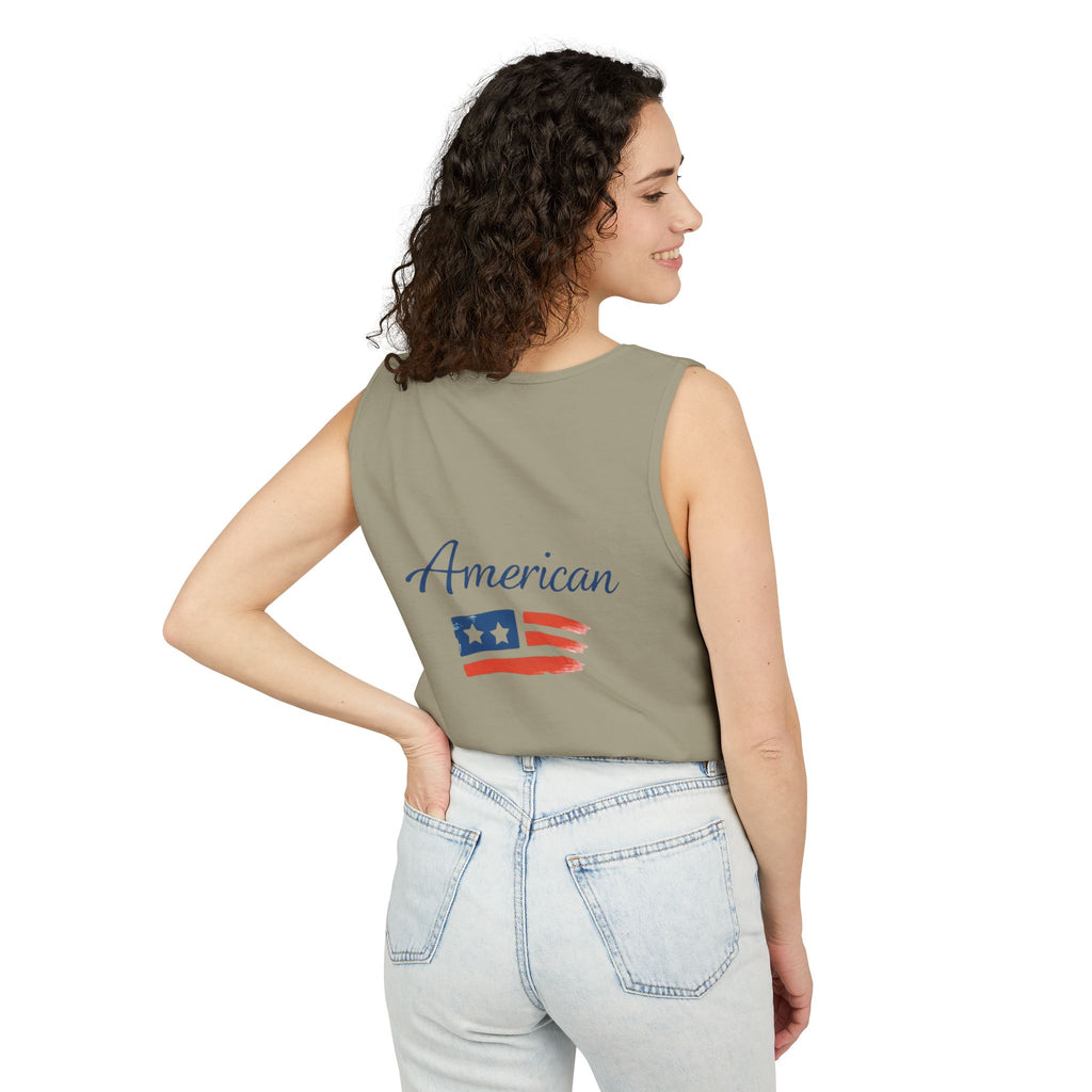 American Flag Brushstroke Tank Top | Hope Patriotic
