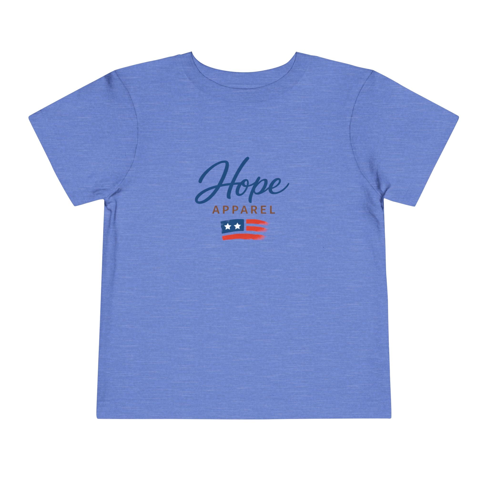 Hope Apparel Flag Graphic Toddler Tee | Patriotic Stars Stripes
