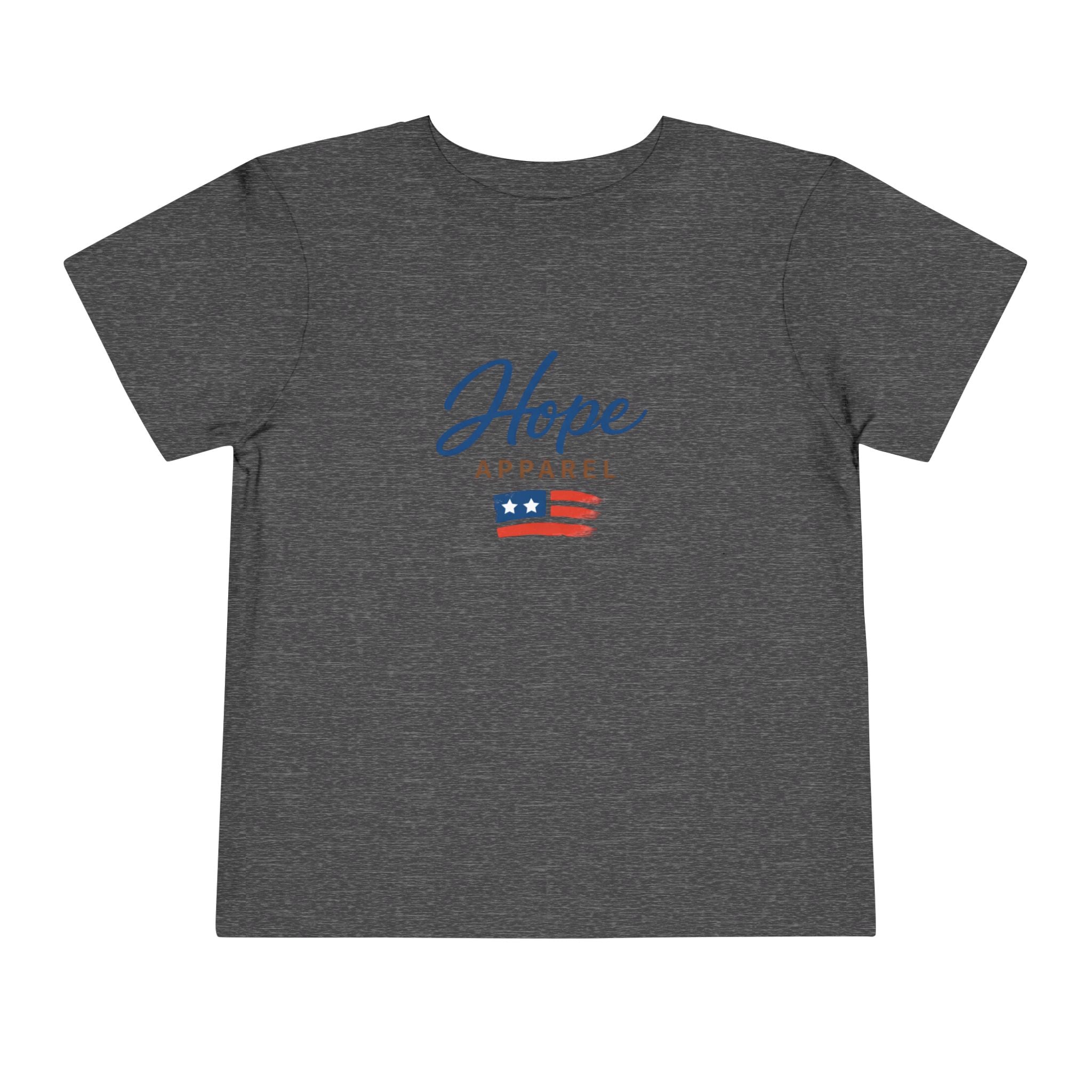 Hope Apparel Flag Graphic Toddler Tee | Patriotic Stars Stripes