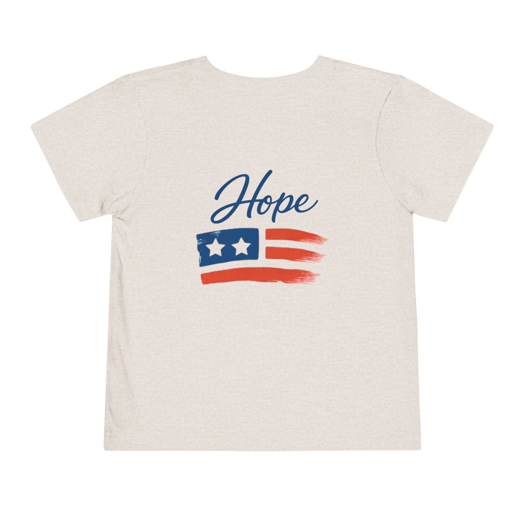 Hope Apparel Flag Graphic Toddler Tee | Patriotic Stars Stripes