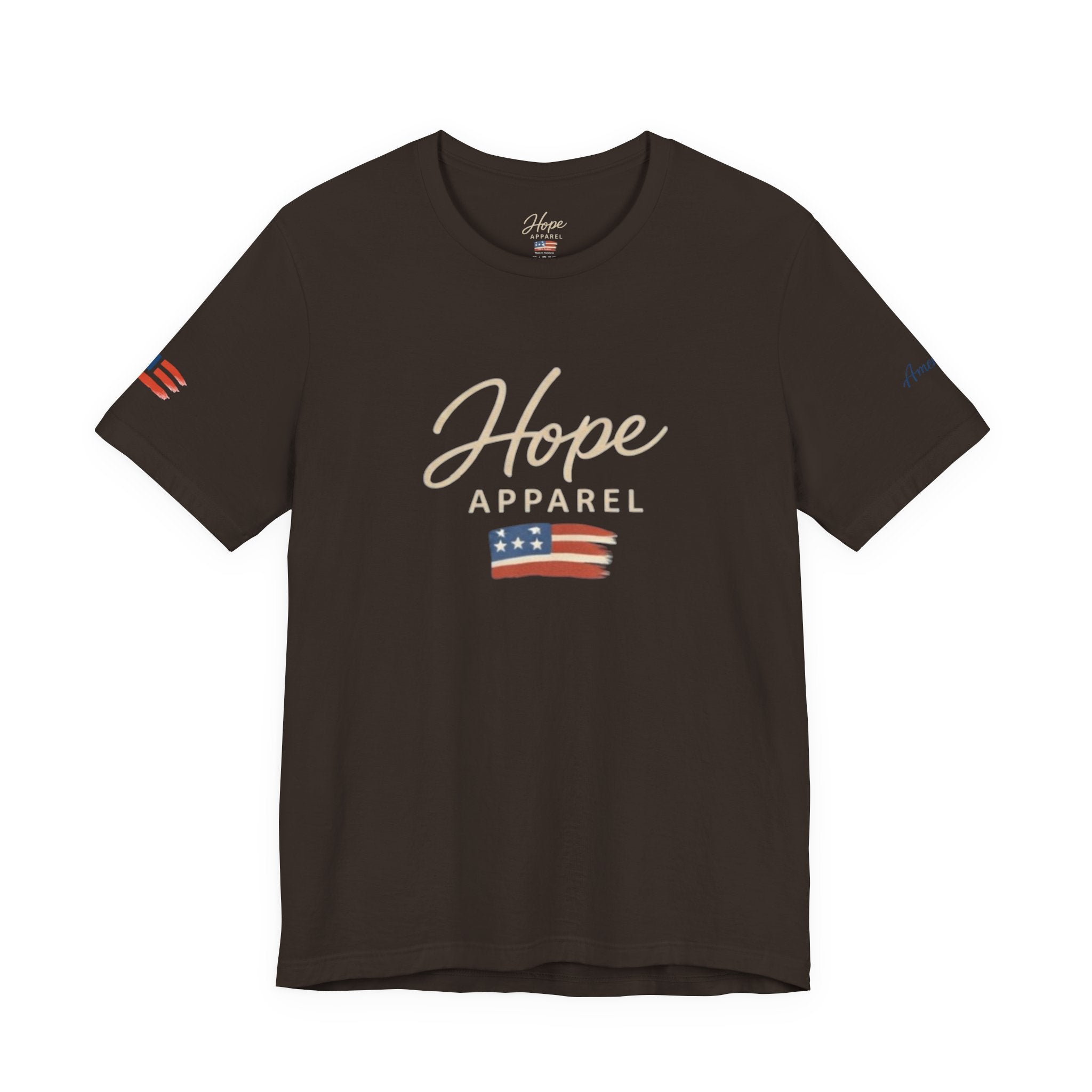 Hope Patriotic Flag Tee | Dark Colors, American Flag Design